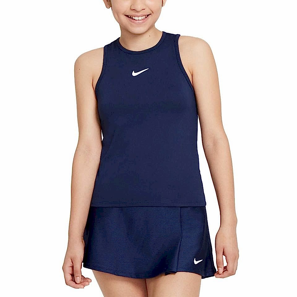 Nike Court Dri-Fit Victory Tank Girl Midnight Navy/White