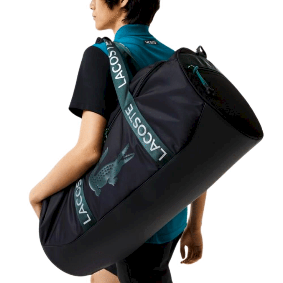 Lacoste L23 Unisex Siyah Tenis Çantası