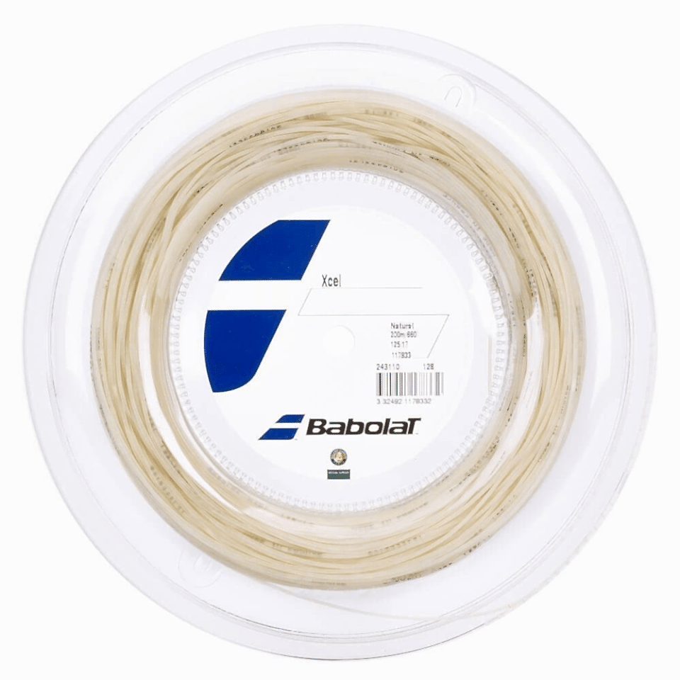 Babolat Xcel 1.25 Natural Renk 200m Rulo Kordaj