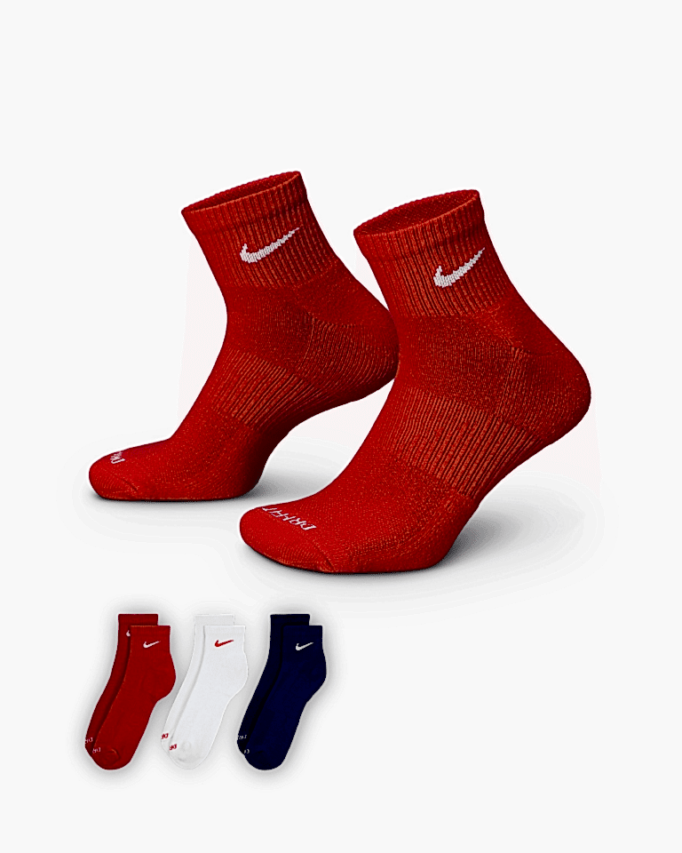 Everyday Plus Cush Ankle Çorap (3 Çift)