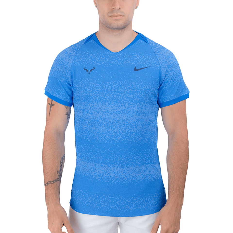 Rafa NikeCourt Dri-FIT ADV Kısa Kollu Erkek Tenis Üstü
