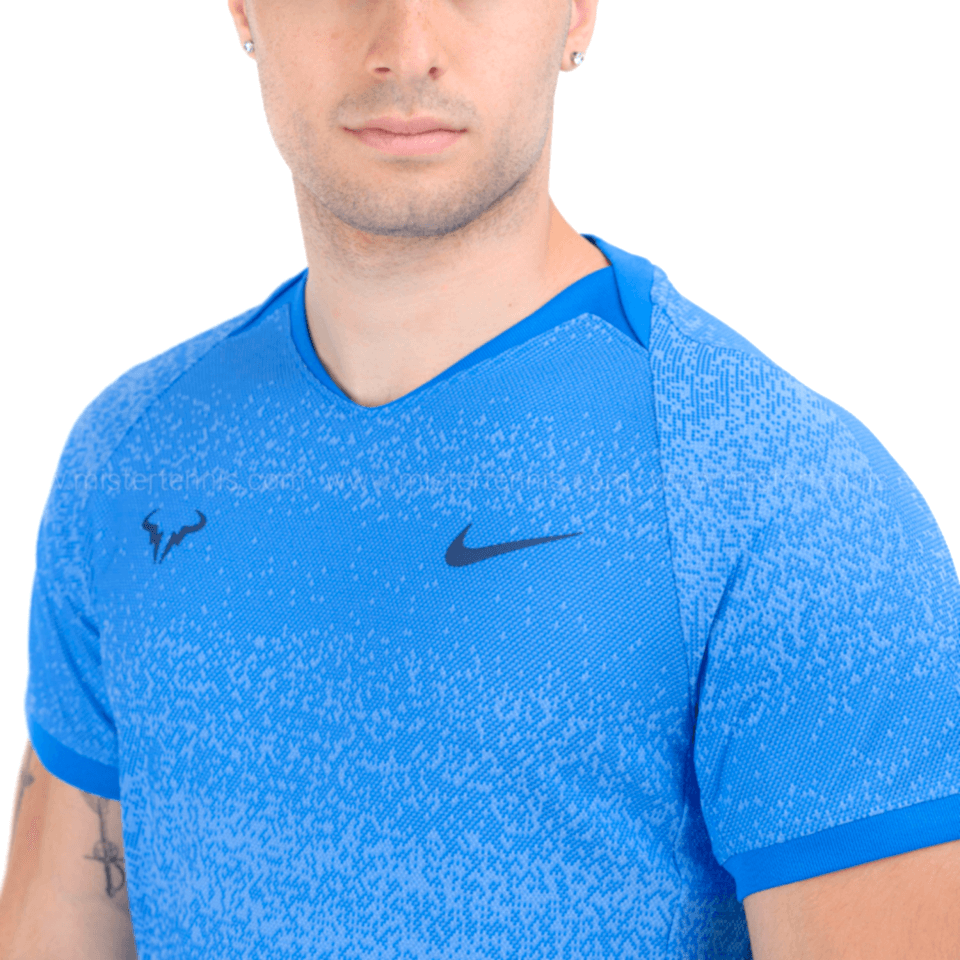 Rafa NikeCourt Dri-FIT ADV Kısa Kollu Erkek Tenis Üstü